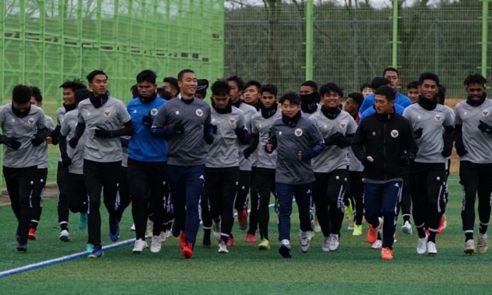 Latihan Perdana Timnas Indonesia U-19 di Korea