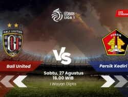 Bali United vs Persik Kediri Live Streaming BRI Liga 1 2022/2023
