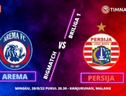 Preview Big Match : 3 Pertemuan Terakhir Arema vs Persija, Tuan Rumah Unggul Tipis