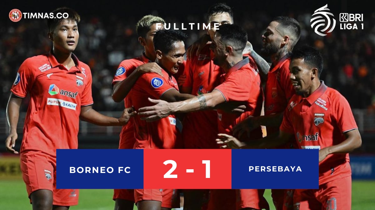 hasil borneo FC VS Persebaya Surabaya
