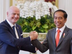Presiden FIFA Gianni Infantino Tiba di Istana Merdeka, Jokowi Semringah