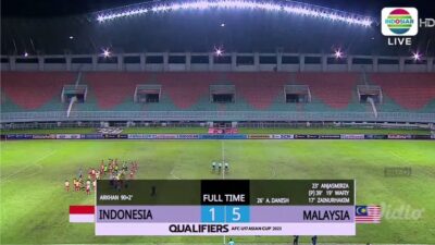 Hasil akhir Indonesia U-17 vs Malaysia