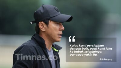 Timnas Indonesia U-20 Lolos Fase Grup Piala Asia U-20, Shin Tae-yong: Saya Yakin Itu