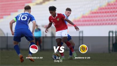 Duel Kedua Timnas Indonesia U-20 vs Moldova Berakhir Imbang dengan Skor Kacamata
