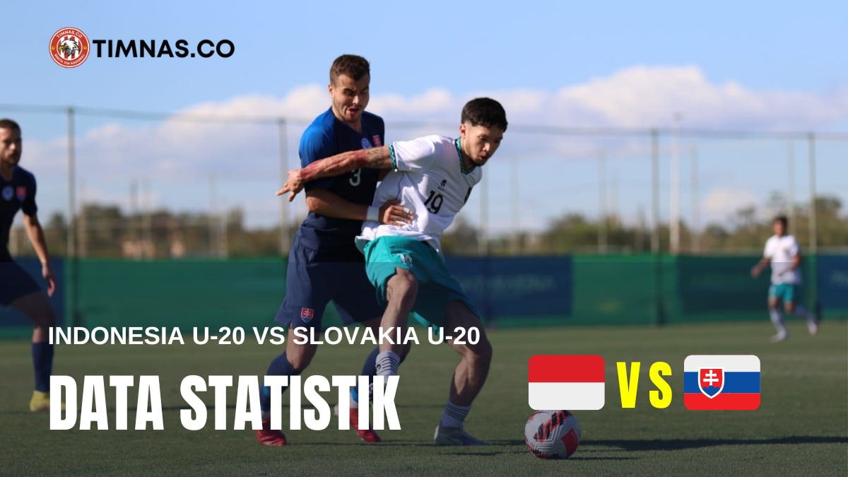 statistik pertandingan Timnas U-20 Indonsia vs Slovakia U-20