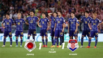 Jepang vs Kroasia: Samurai Biru Kandas setelah Tampil Tumpul di Adu Penalti
