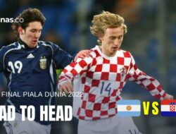 Head to Head Argentina vs Kroasia, Jelang Duel Semi Final Piala Dunia 2022