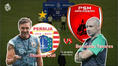 Link Live Streaming Persija vs PSM Makassar