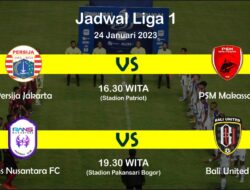 Jadwal Liga 1 Hari Ini: Big Match Persija Vs PSM Disusul Rans Nusantara vs Bali United
