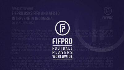 fifpro minta fifa dan afc campuri sepakbola Indonesia
