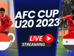 Jadwal dan Link Live Streaming Timnas U-20 Indonesia vs Suriah U-20 di Piala Asia U-20 2023