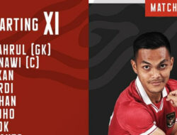 Starting Line Up Timnas Indonesia vs Burundi Leg Pertama FIFA Matchday (25 Maret 2023)