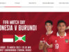 Tiket Timnas Indonesia vs Burundi Termurah