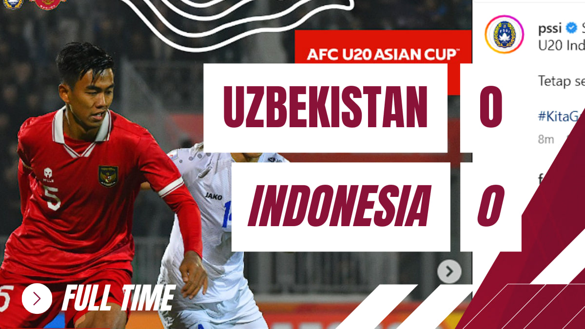Timnas Indonesia U-20 Gagal Melaju Ke Perempat Final Piala Asia U-20 2023