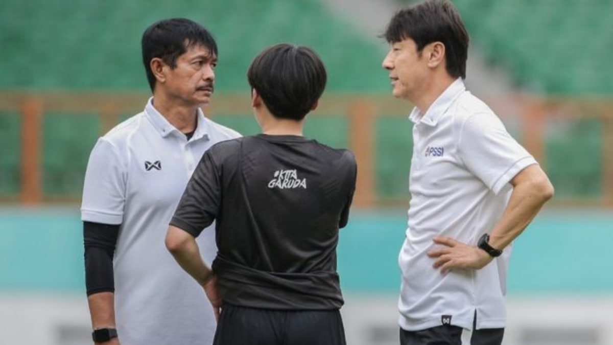 Mengganti pelatih Indra Sjafri dengan Shin Tae-yong