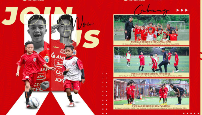 Persija Soccer School Dibuka, Intip Biaya Daftar dan Bulanannya!