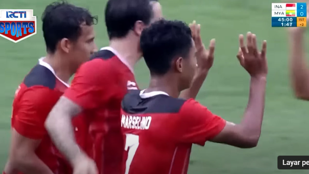 Head to head Indonesia vs Myanmar Gol Marselino