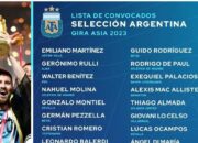 daftar pemain timnas Argentina vs Indonesia