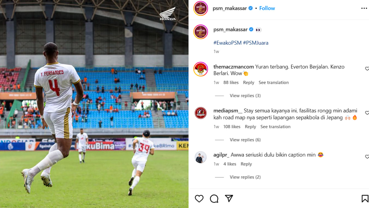 PSM Makassar Perpanjang Kontrak Yuran Fernandes