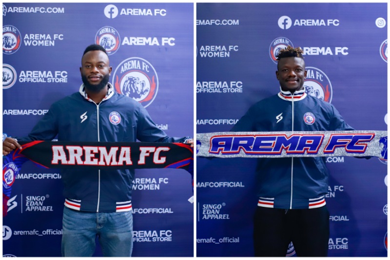 Dua pemain baru Arema FC yang datang dari luar negeri.
