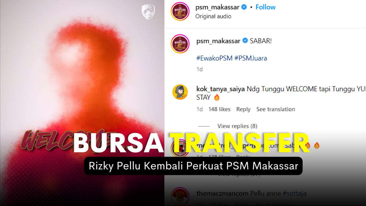 Rizky Pellu Kembali ke PSM Makassar