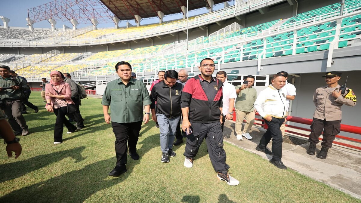 Erick Thohir Berkunjung ke Surabaya (Sumber: PSSI)