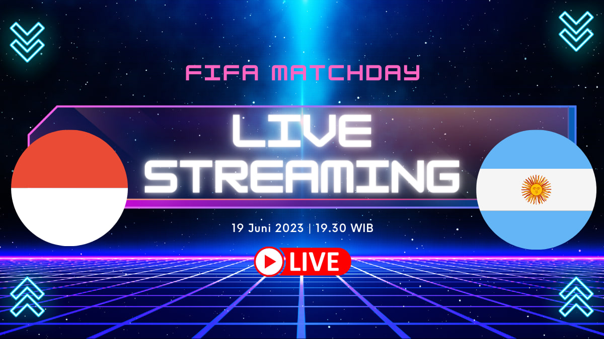 Link Live Streaming resmi Timnas Indonesia vs Argentina