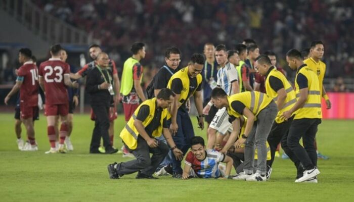 Sang Penyusup di Stadion Saat Indonesia Vs Argentina Bakal di Blacklist