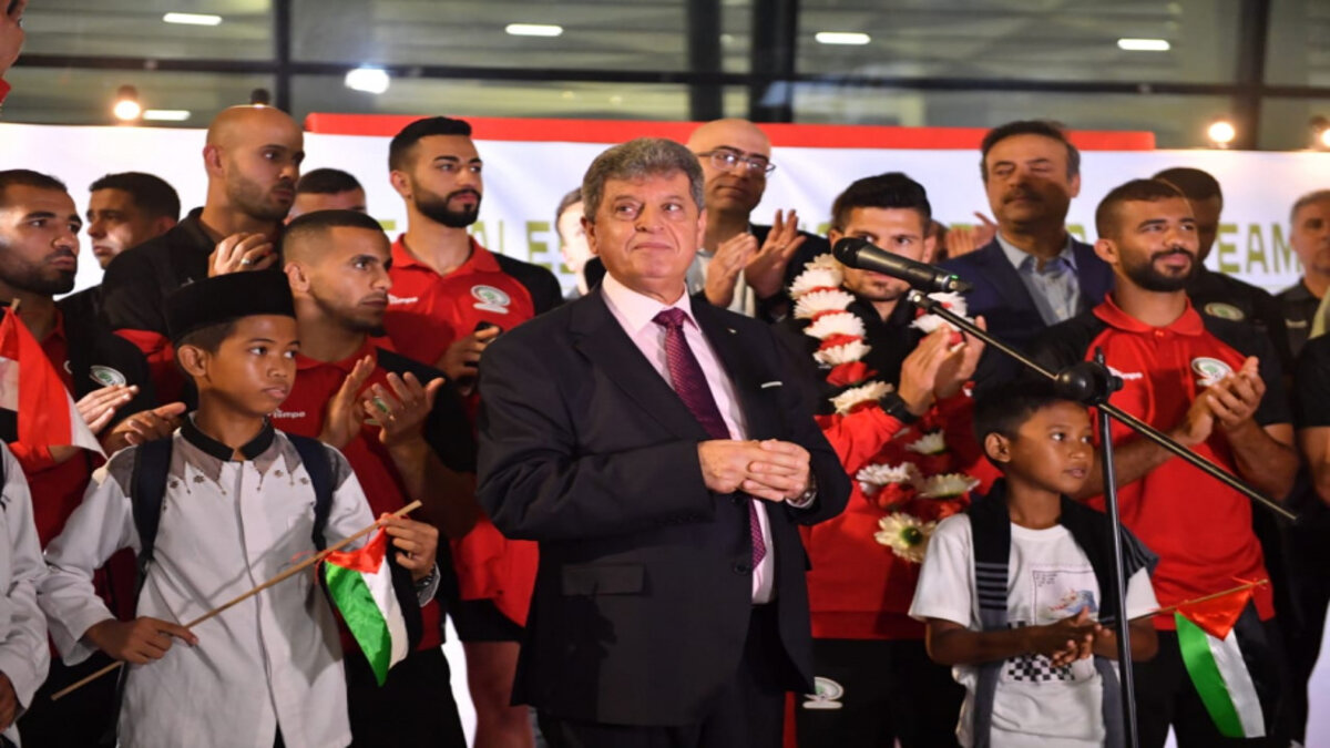 Timnas Palestina tiba di Indonesia