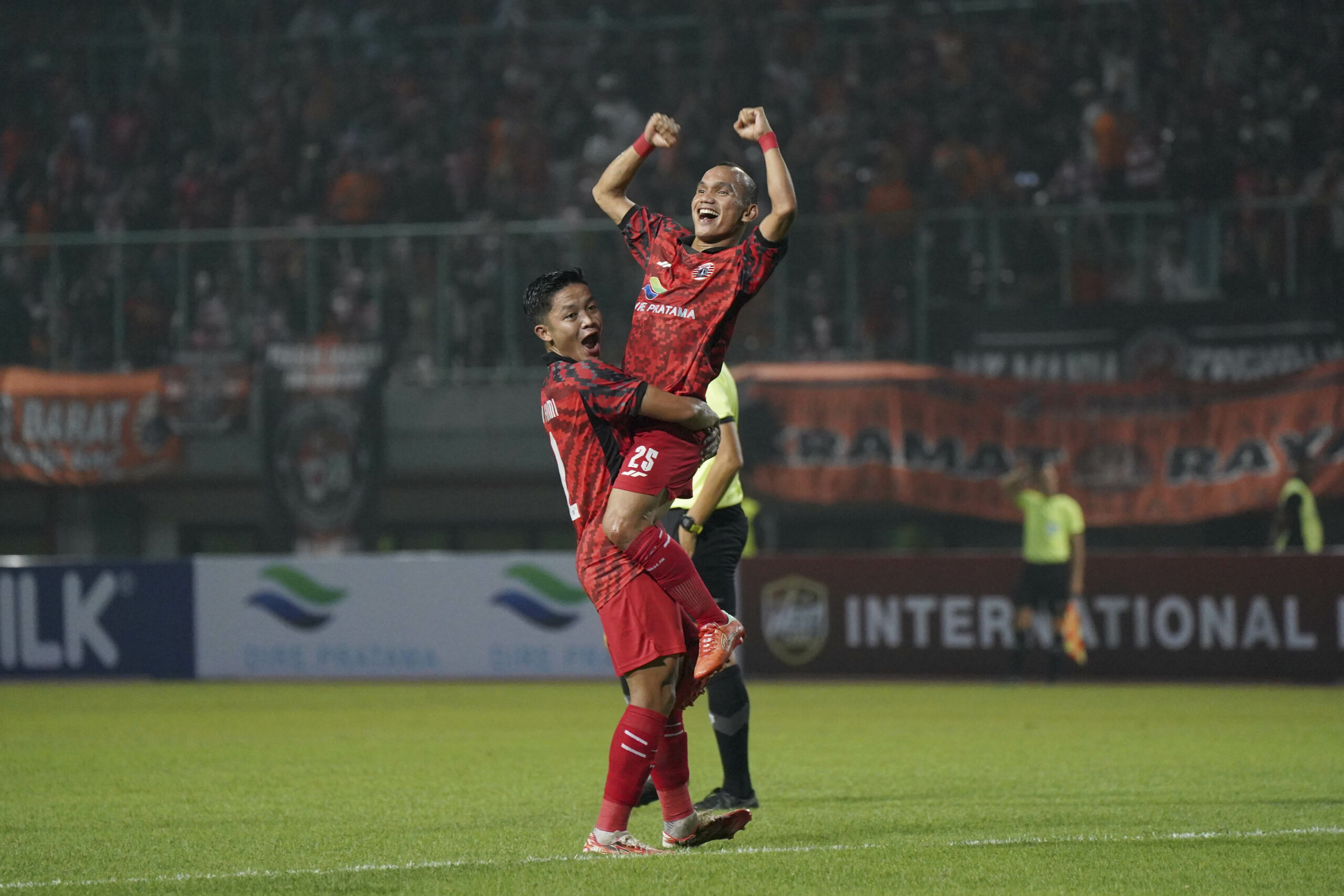 Persija memenangkan pertandingan atas Ratchaburi FC.