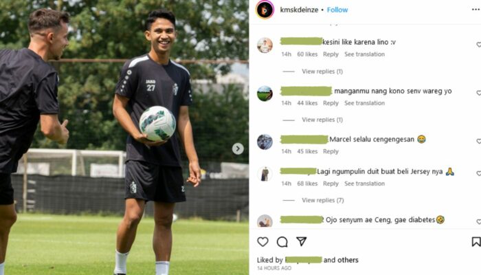 Marselino Ferdinan Torehkan Senyuman Manis Saat Sesi Latihan, Respons Netizen Jadi Sorotan