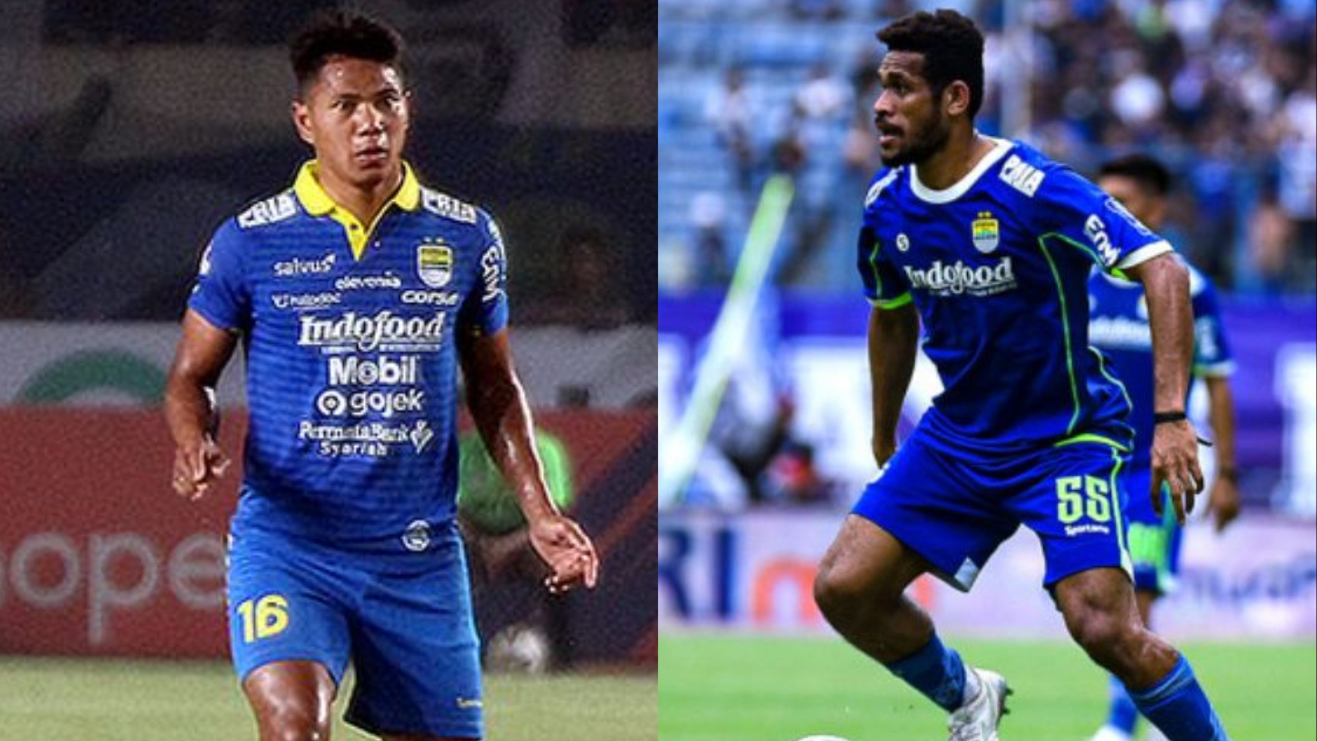 Ricky Kambuaya keluar dari persib dan Achmad Jufriyanto dikabarkan menyusul. (Kolase Instagram @persib)