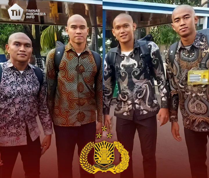 Pemain Timnas Indonesia yang masuk pendidikan Kepolisian (IGtimnasindonesiainfo)