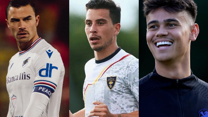 Kolase tiga pemain yang isunya akan dinaturalisasi, Emil Audero, Thom Haye, dan Mees Hilgers