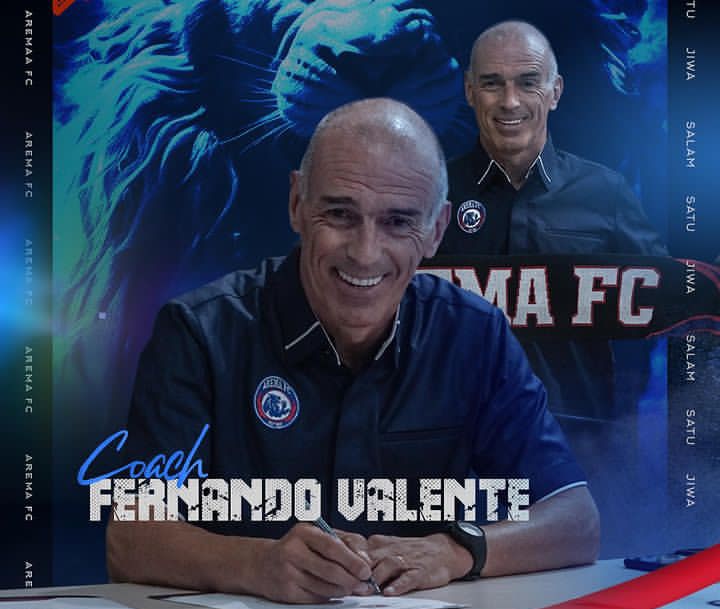 Fernando Valente pelatih Arema FC (AremaFC)