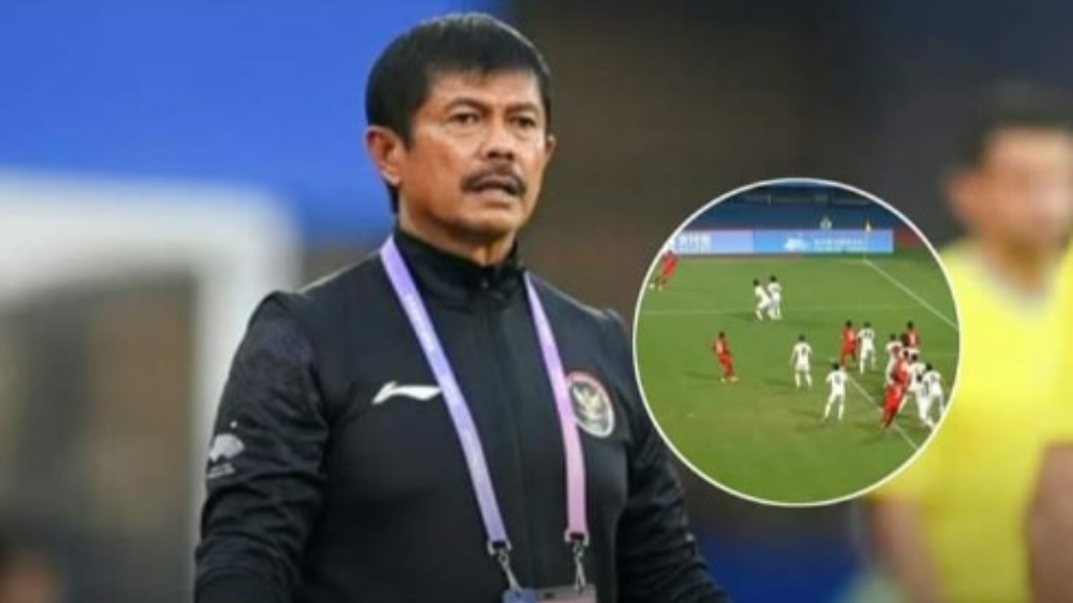 Indra Sjafri tak terima saat gol Sananta dianulir wasit di Asian Games 2022 Hangzhou (FB Infobolatimnas)