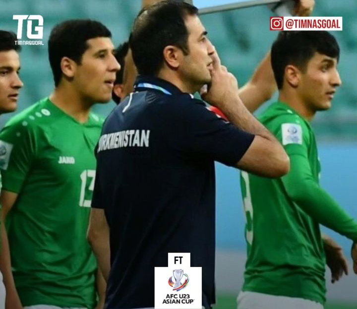 Turkmenistan vs Taiwan di Kualifikasi Piala Asia U23 (timnasgoal)