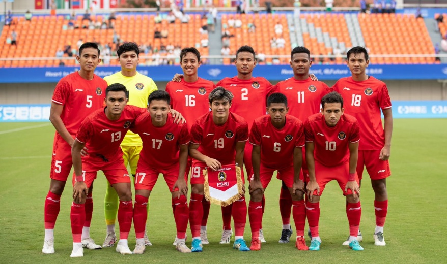 Skuad Timnas Indonesia di ajang Asian Games 2022 (dok.PSSI)