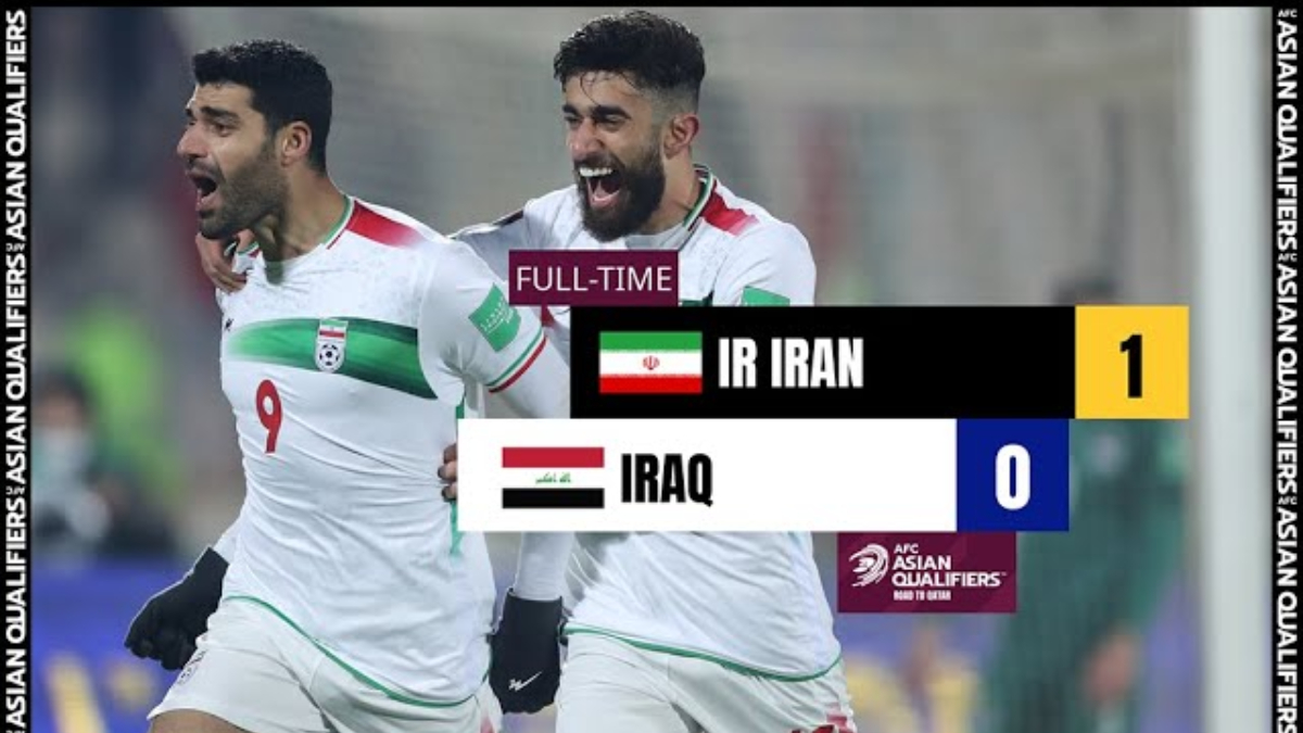 Head to head Irak vs Iran di Kualifikasi Piala Dunia 2022 (Youtube: AFC)