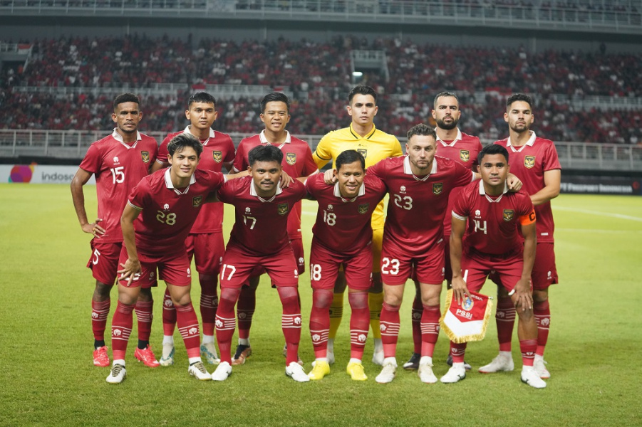 Shin Tae Yong panggil 3 pemain gantikan Jordi, Yance dan Ivar. Skuad Timnas Indonesia vs Turkmenistan di FMD (dok. PSSI)