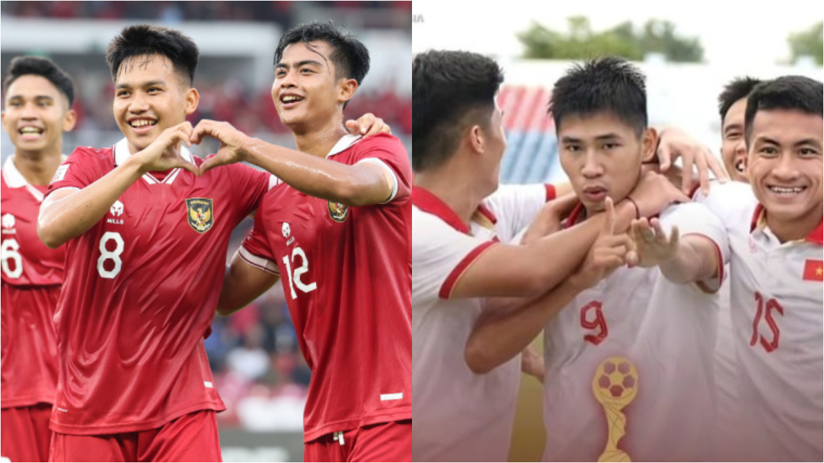 Indonesia vs Vietnam akan bertemu di Kualifikasi Piala Dunia 2026 putaran kedua (kolase Timnas.co)