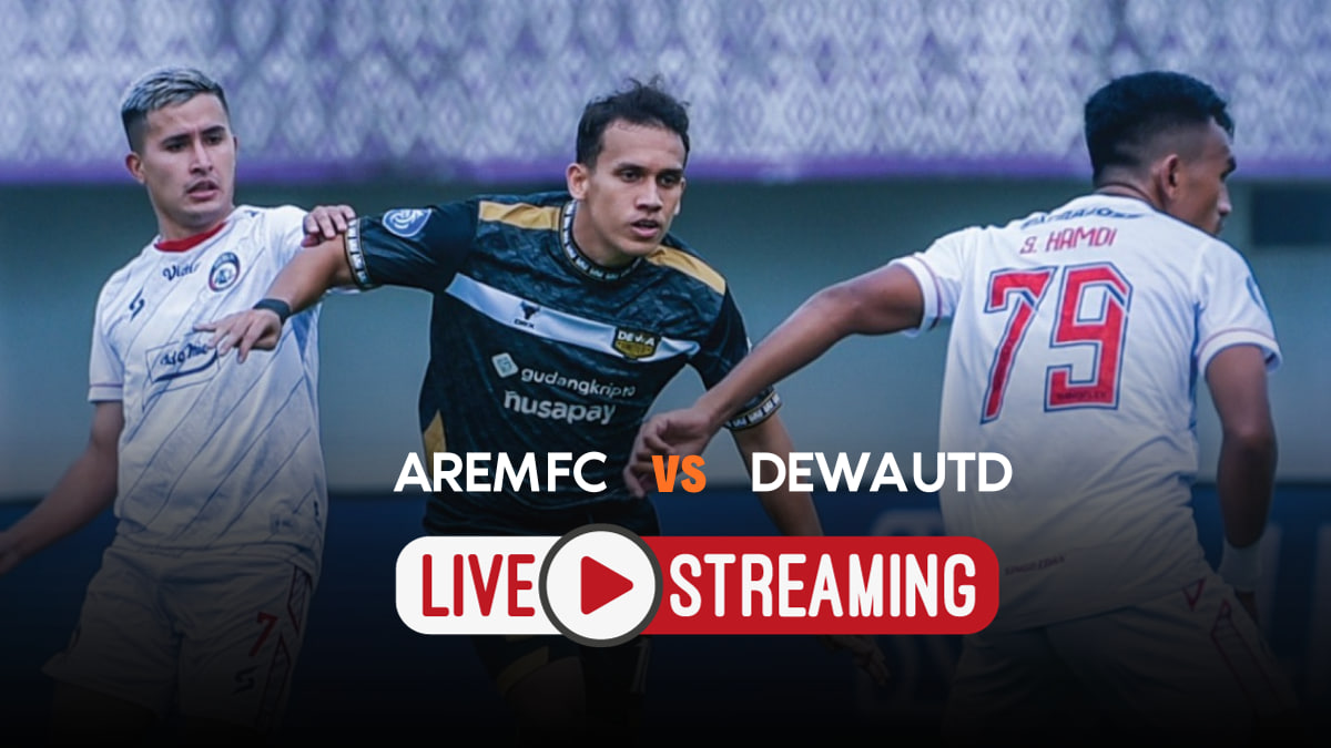 Link Live Streaming Arema FC vs Dewa United