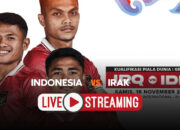 Link Live Streaming Timnas Indonesia vs Irak  di Kualifikasi Piala Dunia 2026, Silahkan Nonton Disini