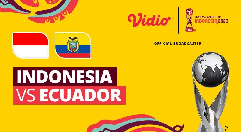 Link live streaming Timnas Indonesia vs Ekuador di Piala Dunia U17 2023 (Vidio)
