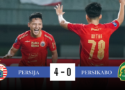 Persija Jakarta Menggila, Pecundangi Persikabo 4-0 Pada Pekan ke-18 Liga 1 2023
