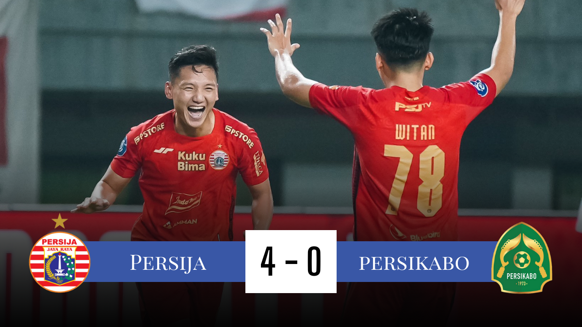 Hasil Pertandingan Persija vs Persikabo 2023