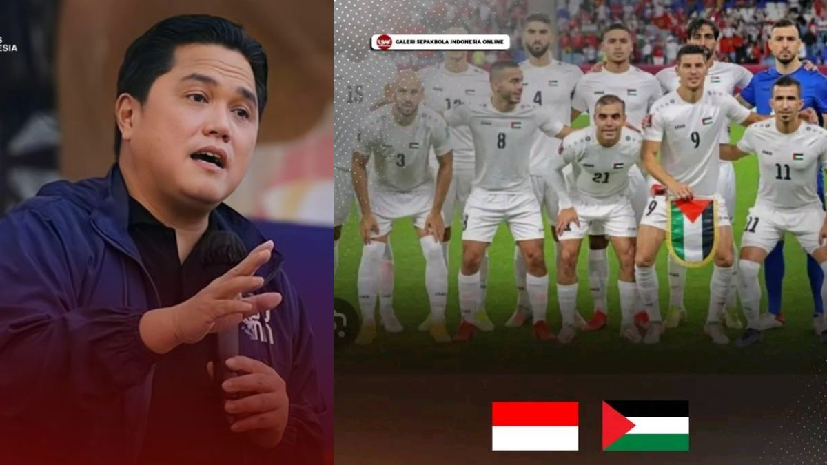 PSSI tawarkan kandang Indonesia untuk Palestina jelang laga Kualifikasi Piala Dunia 2026 (kolase timnas.co)