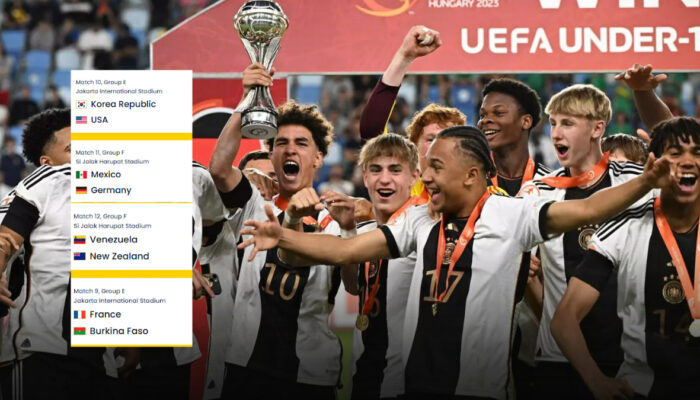 Jadwal Pertandingan Piala Dunia U-17 Minggu, 12 November 2023: Prancis, Jerman dan Korea Selatan Main Hari Ini