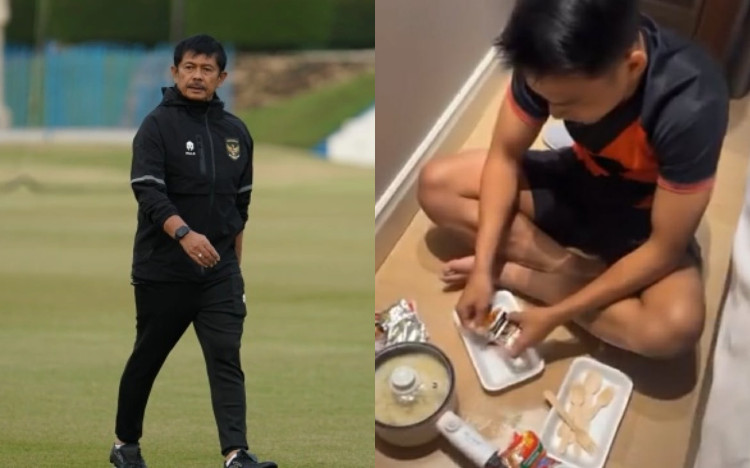 Indra Sjafri buka suara terkait polemik pemain Timnas Indonesia masak mi instan di TC.