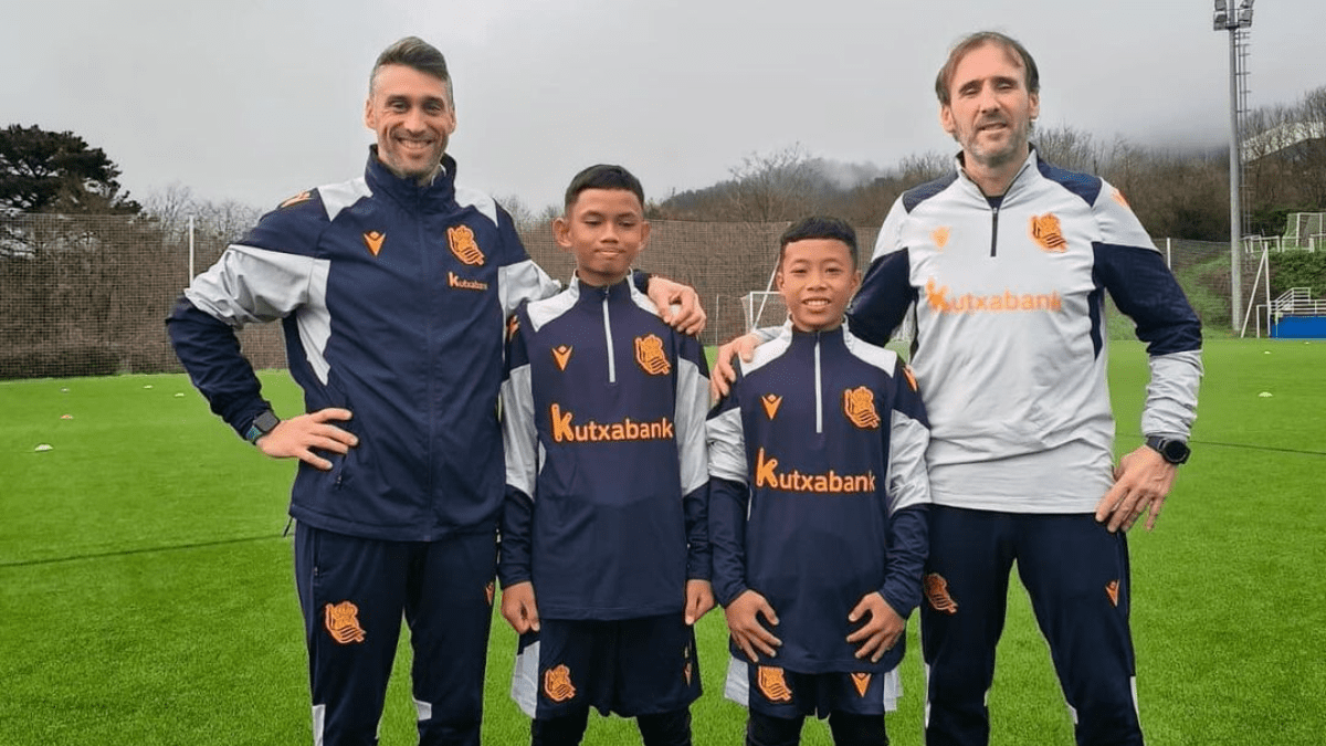 2 Pemain muda Indonesia berlatih langsung di akademi Real Sociedad.